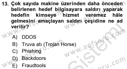 Web Yayıncılığı Dersi 2023 - 2024 Yılı (Final) Dönem Sonu Sınav Soruları 13. Soru
