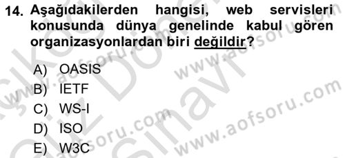 Web Yayıncılığı Dersi 2023 - 2024 Yılı (Final) Dönem Sonu Sınav Soruları 14. Soru