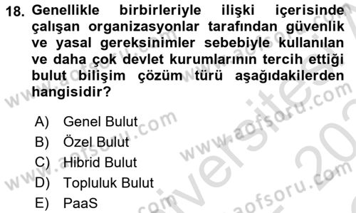Web Yayıncılığı Dersi 2023 - 2024 Yılı Yaz Okulu Sınav Soruları 18. Soru