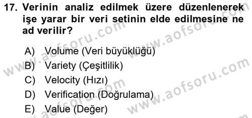 Web Yayıncılığı Dersi 2024 - 2025 Yılı (Final) Dönem Sonu Sınav Soruları 17. Soru