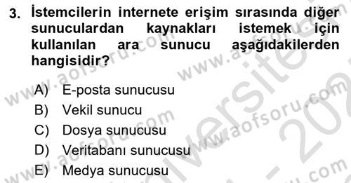 Web Yayıncılığı Dersi 2024 - 2025 Yılı (Final) Dönem Sonu Sınav Soruları 3. Soru