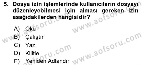 Web Yayıncılığı Dersi 2024 - 2025 Yılı (Final) Dönem Sonu Sınav Soruları 5. Soru