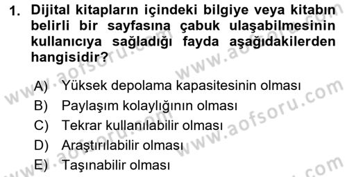 Web Yayıncılığı Araçları Dersi 2016 - 2017 Yılı (Final) Dönem Sonu Sınav Soruları 1. Soru