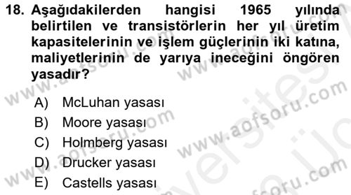 Web Yayıncılığı Araçları Dersi 2017 - 2018 Yılı 3 Ders Sınav Soruları 18. Soru