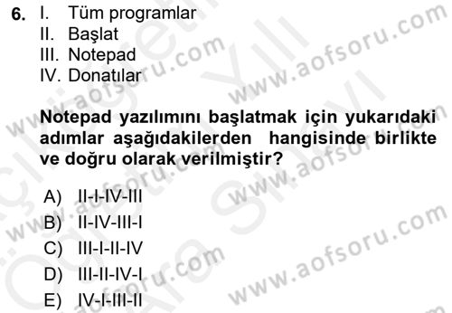 Web Yayıncılığı Araçları Dersi 2017 - 2018 Yılı (Vize) Ara Sınav Soruları 6. Soru