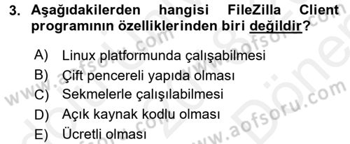 Web Yayıncılığı Araçları Dersi 2018 - 2019 Yılı (Final) Dönem Sonu Sınav Soruları 3. Soru