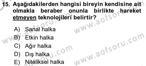 Web Yayıncılığı Araçları Dersi 2018 - 2019 Yılı Yaz Okulu Sınav Soruları 15. Soru