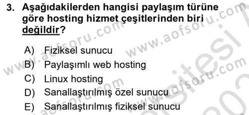 Web Yayıncılığı Araçları Dersi 2023 - 2024 Yılı (Vize) Ara Sınav Soruları 3. Soru