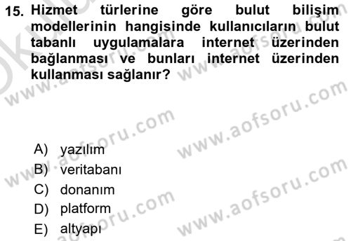 Web Yayıncılığı Araçları Dersi 2023 - 2024 Yılı Yaz Okulu Sınav Soruları 15. Soru