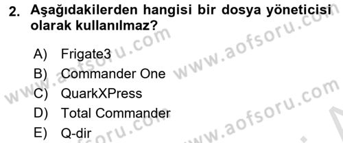 Web Yayıncılığı Araçları Dersi 2023 - 2024 Yılı Yaz Okulu Sınav Soruları 2. Soru