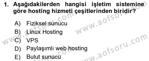 Web Yayıncılığı Araçları Dersi 2024 - 2025 Yılı (Vize) Ara Sınav Soruları 1. Soru