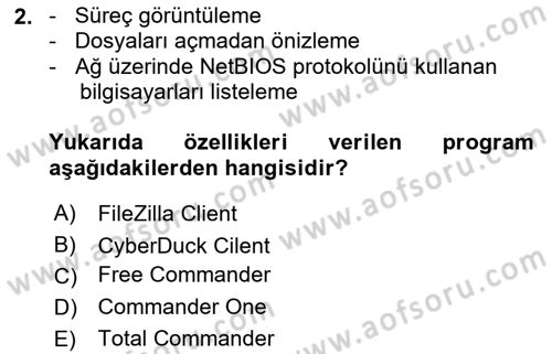 Web Yayıncılığı Araçları Dersi 2025 - 2026 Yılı (Final) Dönem Sonu Sınav Soruları 2. Soru