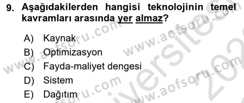 Web Okuryazarlığı Dersi 2021 - 2022 Yılı Yaz Okulu Sınav Soruları 9. Soru
