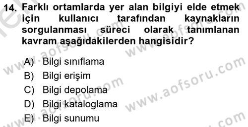 Web Okuryazarlığı Dersi 2025 - 2026 Yılı (Vize) Ara Sınav Soruları 14. Soru