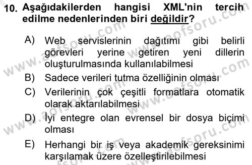 Web’de Telif Hakları ve Etik Dersi 2017 - 2018 Yılı 3 Ders Sınav Soruları 10. Soru