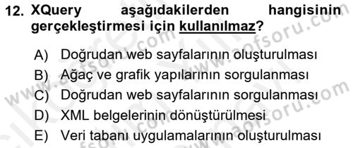 Web’de Telif Hakları ve Etik Dersi 2017 - 2018 Yılı (Vize) Ara Sınav Soruları 12. Soru