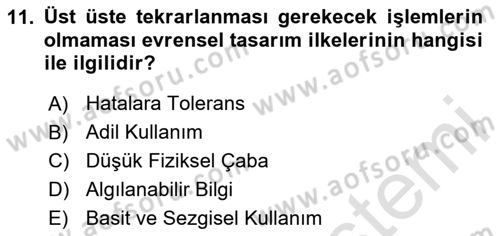 Web’de Telif Hakları ve Etik Dersi 2024 - 2025 Yılı Yaz Okulu Sınav Soruları 11. Soru