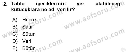 Web Tabanlı Kodlama Dersi 2017 - 2018 Yılı (Final) Dönem Sonu Sınav Soruları 2. Soru