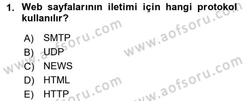 Web Tabanlı Kodlama Dersi 2019 - 2020 Yılı (Final) Dönem Sonu Sınav Soruları 1. Soru