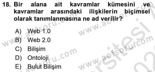 Web Tabanlı Kodlama Dersi 2021 - 2022 Yılı (Final) Dönem Sonu Sınav Soruları 18. Soru