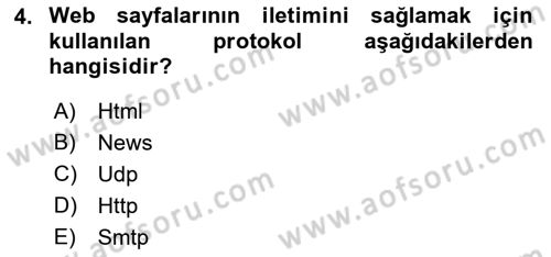 Web Tabanlı Kodlama Dersi 2022 - 2023 Yılı (Vize) Ara Sınav Soruları 4. Soru