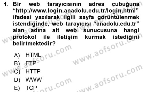 Web Tabanlı Kodlama Dersi 2022 - 2023 Yılı Yaz Okulu Sınav Soruları 1. Soru