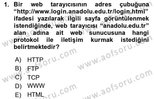 Web Tabanlı Kodlama Dersi 2023 - 2024 Yılı Yaz Okulu Sınav Soruları 1. Soru