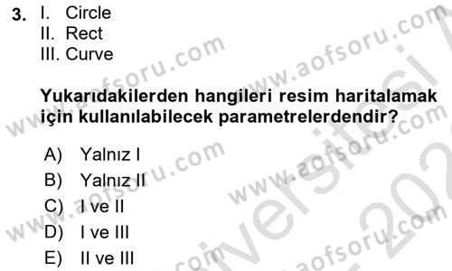Web Tabanlı Kodlama Dersi 2025 - 2026 Yılı (Final) Dönem Sonu Sınav Soruları 3. Soru