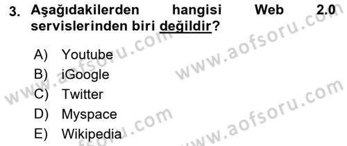 Web Tasarımı Satış ve Pazarlama Dersi 2018 - 2019 Yılı (Vize) Ara Sınav Soruları 3. Soru