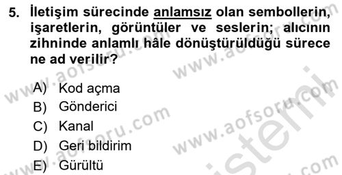 Web Tasarımı Satış ve Pazarlama Dersi 2024 - 2025 Yılı (Final) Dönem Sonu Sınav Soruları 5. Soru