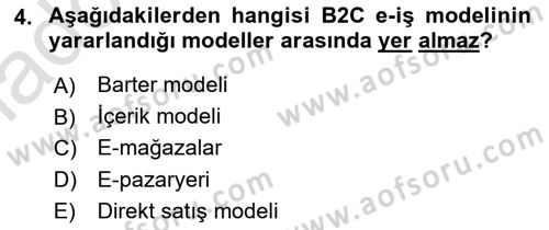 Web Tasarımı Satış ve Pazarlama Dersi 2024 - 2025 Yılı Yaz Okulu Sınav Soruları 4. Soru