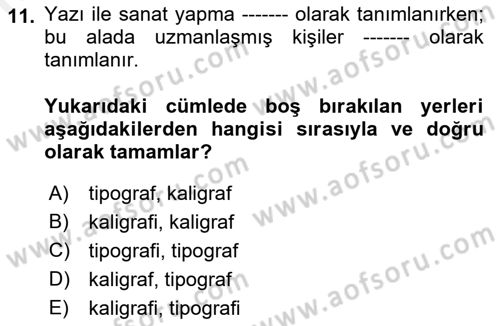 Görsel Web Tasarımı Dersi 2017 - 2018 Yılı (Final) Dönem Sonu Sınav Soruları 11. Soru