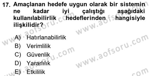 Görsel Web Tasarımı Dersi 2017 - 2018 Yılı (Final) Dönem Sonu Sınav Soruları 17. Soru