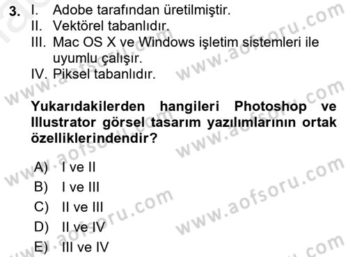 Görsel Web Tasarımı Dersi 2017 - 2018 Yılı (Final) Dönem Sonu Sınav Soruları 3. Soru