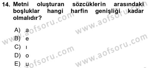 Görsel Web Tasarımı Dersi 2018 - 2019 Yılı 3 Ders Sınav Soruları 14. Soru