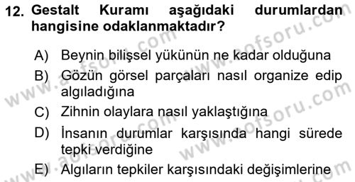 Görsel Web Tasarımı Dersi 2018 - 2019 Yılı (Vize) Ara Sınav Soruları 12. Soru