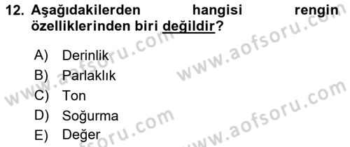 Görsel Web Tasarımı Dersi 2018 - 2019 Yılı (Final) Dönem Sonu Sınav Soruları 12. Soru