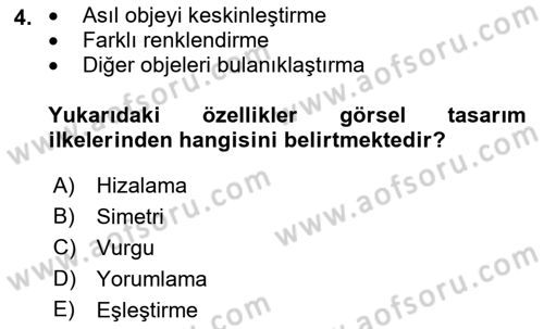 Görsel Web Tasarımı Dersi 2018 - 2019 Yılı (Final) Dönem Sonu Sınav Soruları 4. Soru