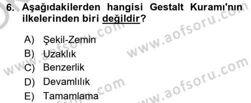 Görsel Web Tasarımı Dersi 2018 - 2019 Yılı Yaz Okulu Sınav Soruları 6. Soru