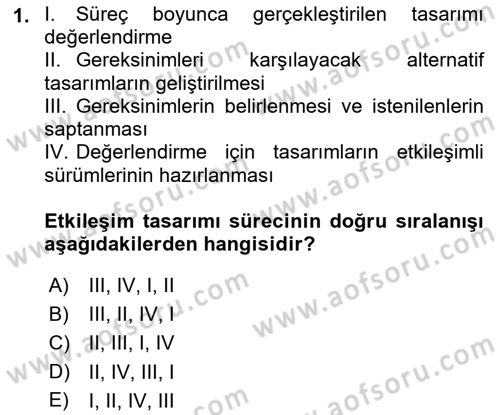 Görsel Web Tasarımı Dersi 2019 - 2020 Yılı (Final) Dönem Sonu Sınav Soruları 1. Soru