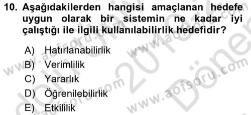 Görsel Web Tasarımı Dersi 2019 - 2020 Yılı (Final) Dönem Sonu Sınav Soruları 10. Soru