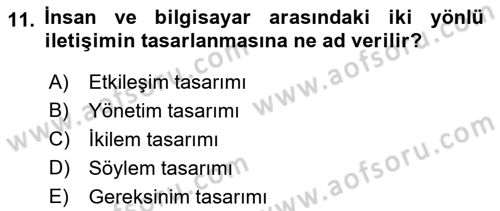 Görsel Web Tasarımı Dersi 2019 - 2020 Yılı (Final) Dönem Sonu Sınav Soruları 11. Soru