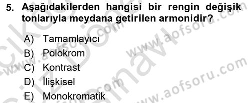 Görsel Web Tasarımı Dersi 2019 - 2020 Yılı (Final) Dönem Sonu Sınav Soruları 5. Soru