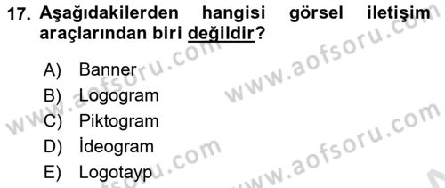 Görsel Web Tasarımı Dersi 2021 - 2022 Yılı (Vize) Ara Sınav Soruları 17. Soru