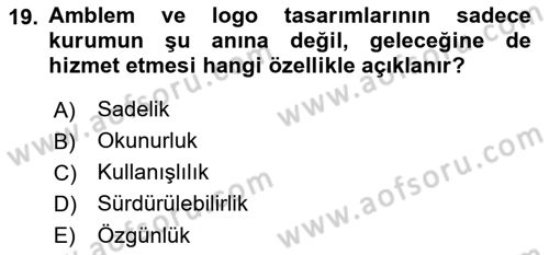 Görsel Web Tasarımı Dersi 2022 - 2023 Yılı (Vize) Ara Sınav Soruları 19. Soru