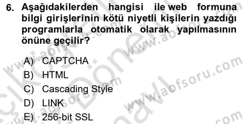 Görsel Web Tasarımı Dersi 2022 - 2023 Yılı (Final) Dönem Sonu Sınav Soruları 6. Soru
