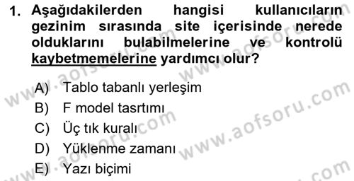 Görsel Web Tasarımı Dersi 2022 - 2023 Yılı Yaz Okulu Sınav Soruları 1. Soru