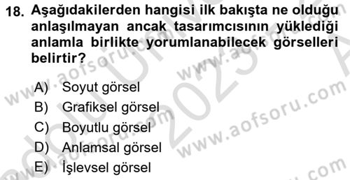 Görsel Web Tasarımı Dersi 2023 - 2024 Yılı (Vize) Ara Sınav Soruları 18. Soru