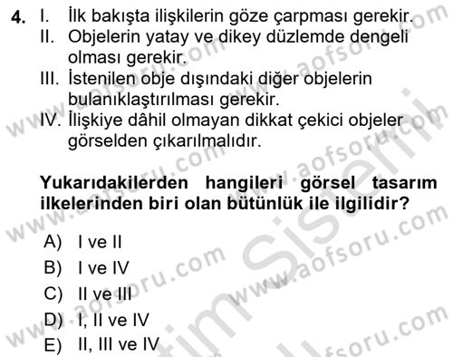 Görsel Web Tasarımı Dersi 2023 - 2024 Yılı Yaz Okulu Sınav Soruları 4. Soru