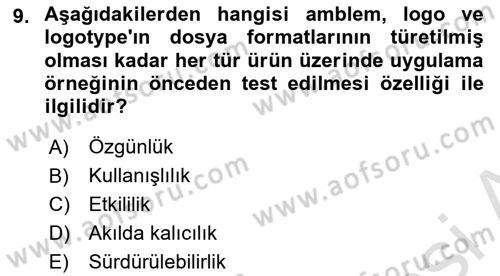 Görsel Web Tasarımı Dersi 2023 - 2024 Yılı Yaz Okulu Sınav Soruları 9. Soru